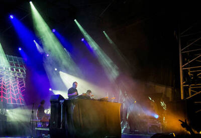 Ken Jordan and Scott Kirkland of The Crystal Method perform at F- 2014 Photo 4