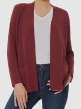 90 Jones New York Collection Women's Red Icon Cardigan Sweater Size XS