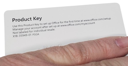 Microsoft Office 2013 Home and Business Product Key Card Full Retail English=NEW - Picture 3 of 4
