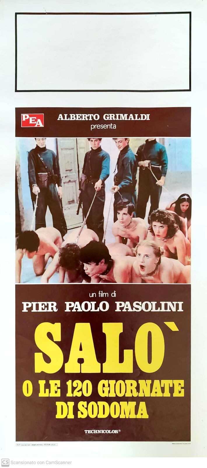 Locandina di Salò o le 120 giornate di Sodoma (1975)