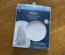 new HALO SleepSack Swaddle Ivory Cotton - Newborn Baby 0-3 Months / 6-12 Pounds