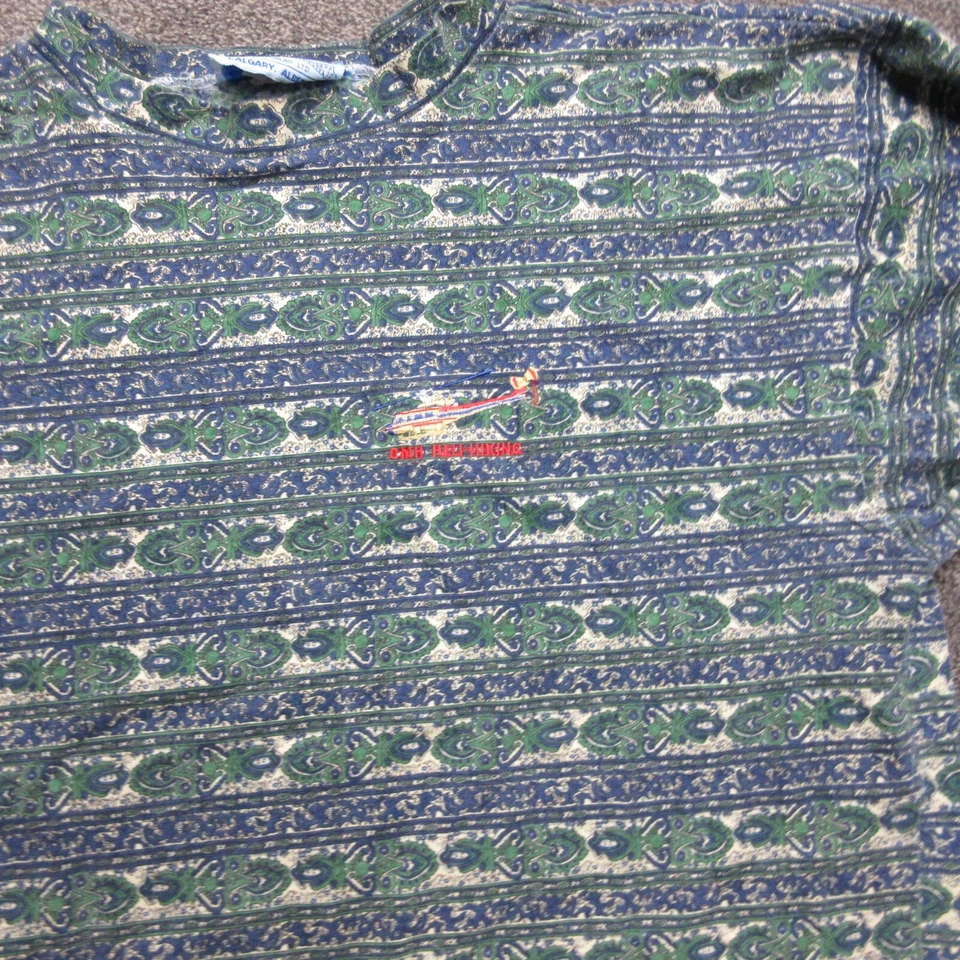 Camisa De Colección Rocky Mountain Ropa Deportiva Para Hombres XL Puntada Única Heli-Senderismo Foto 2 de 4