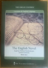 The Great Courses - The English Novel - 4 DVDs Plus Guidebook - NEW SEALED