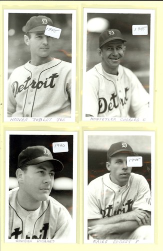 38 Vintage George Brace 4x6 photos 1930-1960's Detroit Tigers Names in Descrip - Picture 7 of 12