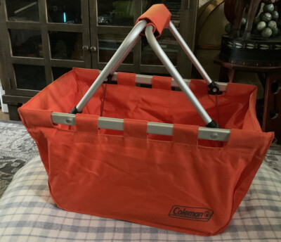 Coleman Large Capacity Collapsible Canvas Carrying Basket