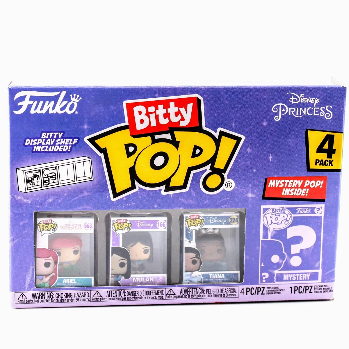 Bitty Pop! Disney Princess 4-Pack Series 1