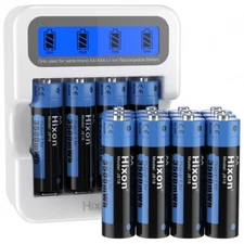 AA Rechargeable Batteries 1.5V Lithium Batteries AA 3500mWh USB LCD Charger LOT