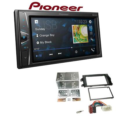 Pioneer Autoradio Bluetooth Touchscreen USB für Fiat Sedici ab 2006 schwarz