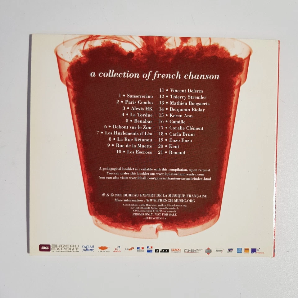 In Bloom Collection Of French Chanson Sansverino Paris Combo Alexis HK 2002 CD - Image 3 of 4