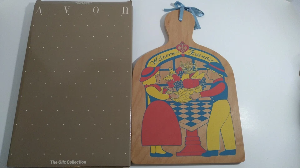 Placa de pared de bienvenida vintage Country Friends 12"x7" - nueva en caja Foto 2 de 4