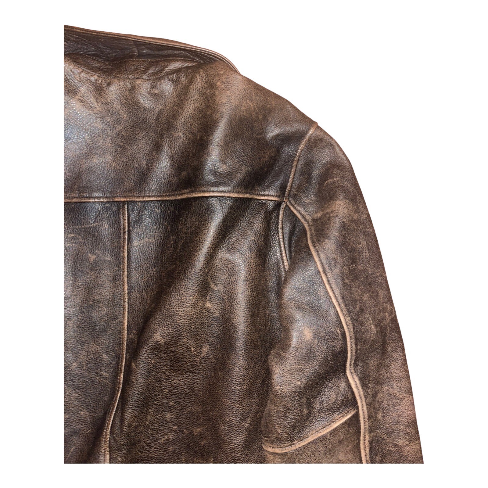 Vintage Eddie Bauer Men's Leather Jacket Size XL Tall… Gem