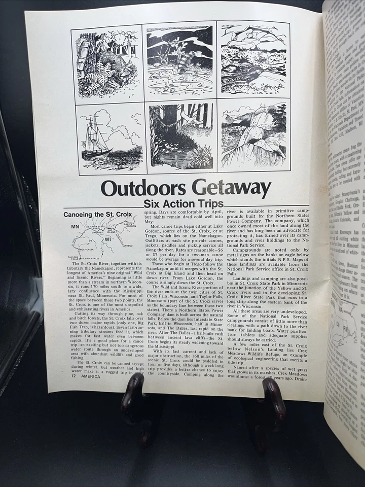 America The Datsun Student Travel Guide 1975 Inflation Daytona Beach Backpack - Image 4 of 4