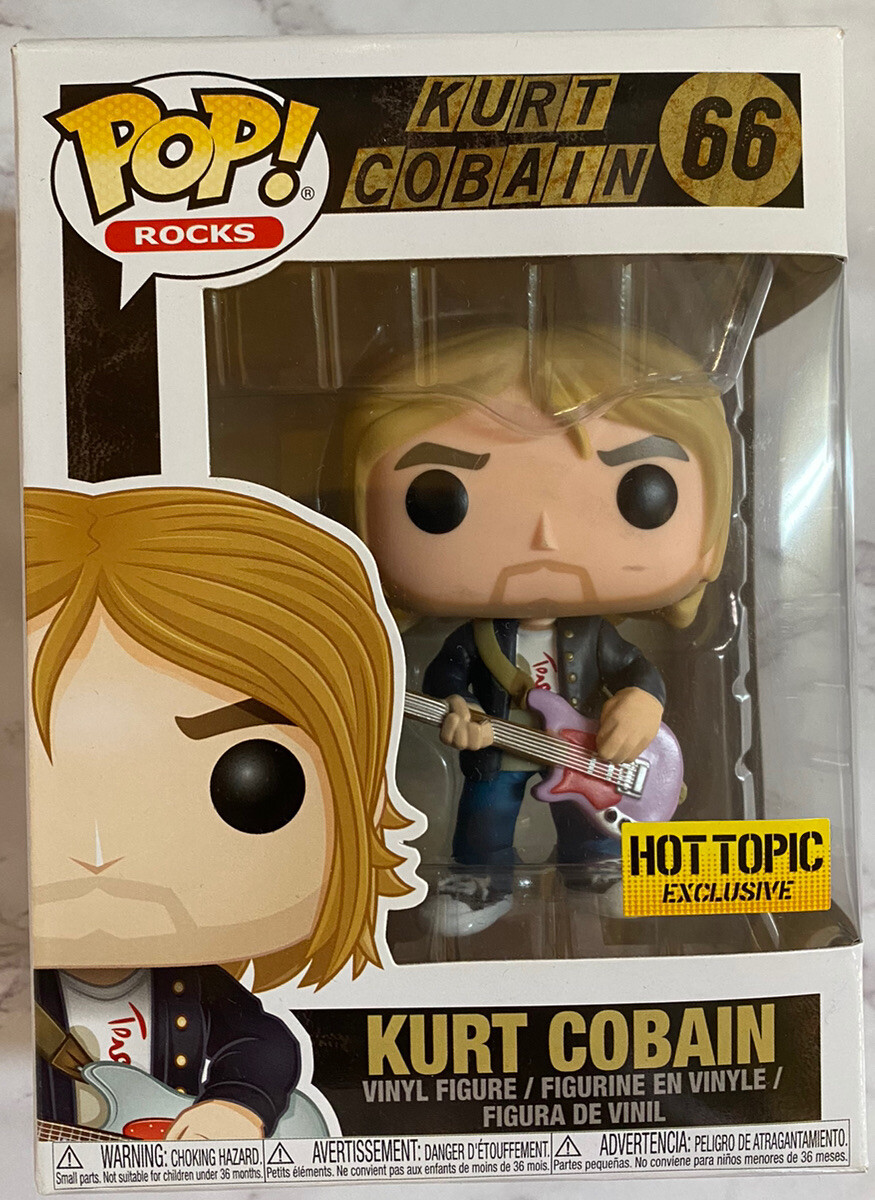 Funko Pop Kurt Cobain #66 Hot Topic Exclusive Vinyl Figure