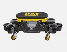 CAT Rolling Utility Seat with Detachable Sitting Creeper Garage Shop Stool
