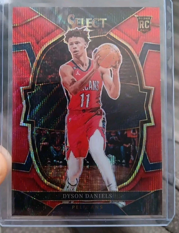 2022-23 Panini Select Concourse Red Wave Prizm Dyson Daniels #67 Rookie RC