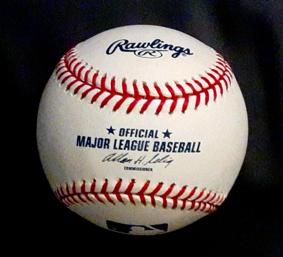 ERIC KARROS LOS ANGELES DODGERS SLUGGER AUTOGRAPHED SIGNED ML BASEBALL MINT - Image 2 of 2