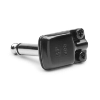 Squareplug SP400BK Low Profile Right Angle 1/4'' (6.35mm) TS/Mono Plug, Black