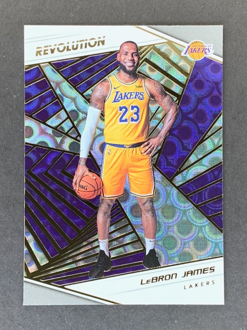 LeBron James 2018-19 Panini Revolution #40 Groove LA Lakers