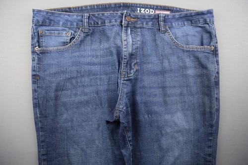 Herren Izod Jeans Comfort Stretch Straight Fit 5 Pocket Größe 40x30 (Msr 41x28) - Bild 2 von 7