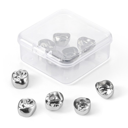 5Pcs Dental Kids Crown Primary Molar Pediatric Crowns Stainless Steel 48 Sizes - Bild 147 von 171