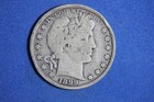 Estate Find 1899 - Barber Half Dollar! #K53465