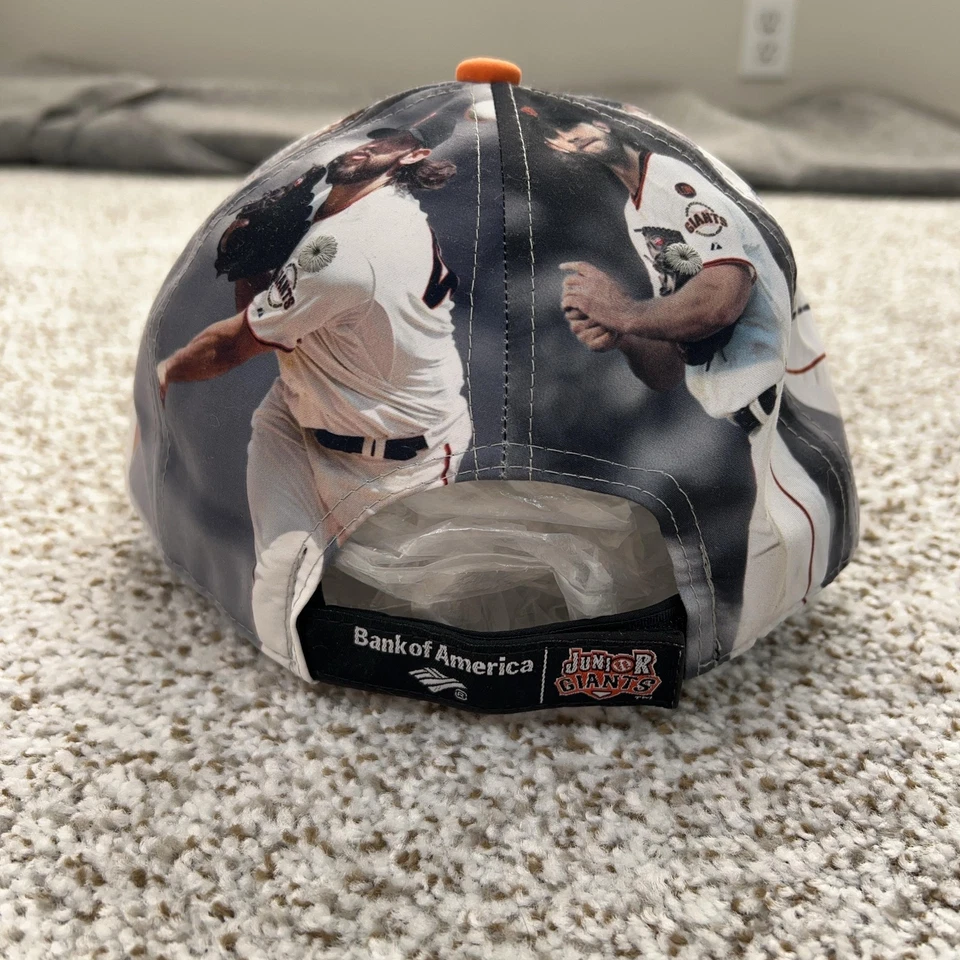 Gorra gorra de los Gigantes de San Francisco espalda a presión MLB béisbol Madison Bumgarner deportes Foto 3 de 4