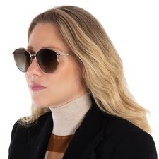 Salvatore Ferragamo Green Gradient Horn Ladies Sunglasses SF264S 709 60