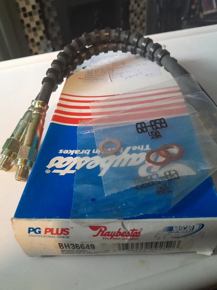 pair ford torino front brake hoses — 第 4/4 张图片