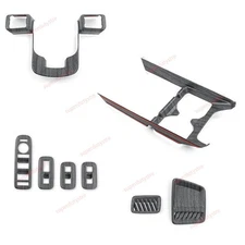 8PCS Interior Decoration Cover Trim Kit For Hyundai Santa Fe 2024-26 Accessories