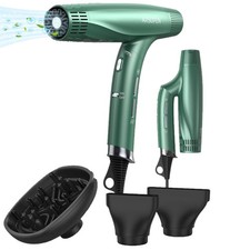 Hair Dryer, Foldable Dual Lonic Blow Dryer for Women Men, with Powerful