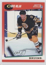 1991-92 Score Canadian Chris Nilan #197 0a4