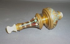 Splendida Campana Impero Francese in Bronzo e Smalto a Spinta