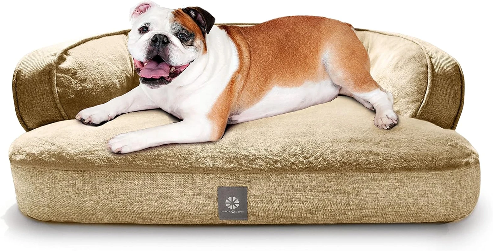 Cozy Plush Dog Bed - Self-Warming, Machine Washable, Medium to Large 36"x26