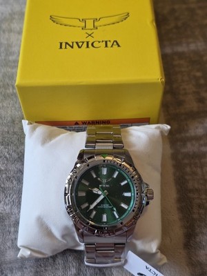 New Invicta Specialty I Men s Watch 42mm Green Copper Dial Steel NIB 69042