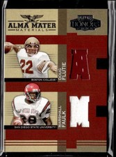 MARSHALL FAULK DOUG FLUTIE 2005 PLAYOFF HONORS DUAL ALMA MATER JERSEY  /100 !!🔥