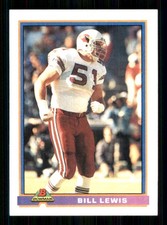 1991 Bowman #428 Bill Lewis Phoenix Cardinals 59268