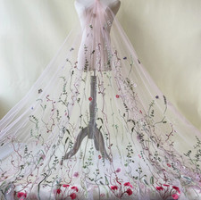 Sale Floral Women Skirts Lace Fabric Embroidery Costume Girls Dress