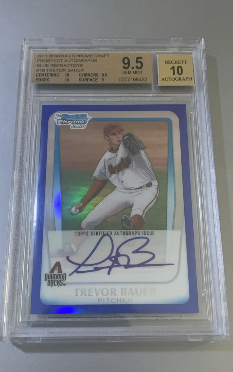 Bowman Trevor Bauer Baseball Sports Trading Cards & Accessories
