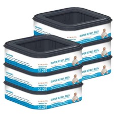 6 Packs-Standard Square Refills Disposal Bags Refill Compatible with Diaper G...