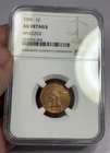 1906 Indian Head Cent NGC AU Details Whizzed