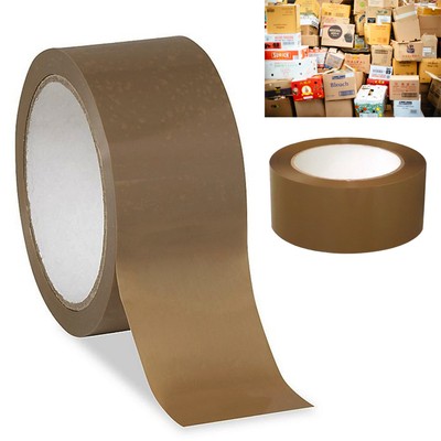 18 Rolls Tan/Brown Packing Tape 1.89''x54 Yards Carton Box Sealing Tapes Shipping