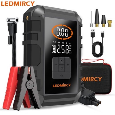 6000A Car Jump Starter 12V Portable Battery Booster Power Bank Charger Box