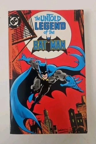 The Untold Legend of Batman Vntg Paperback Len Wein, Jim Aparo DC Excellent Cond