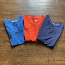 Womens Scrub Tops Size XS Lot Of 3 - Greys Anatomy, Easy Stretch Assorted Colors