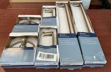 Lot Of 6 MOEN Genta Bronze Good 2-24  Towel Bar 2-Towel Ring 2-Paper Holder B54