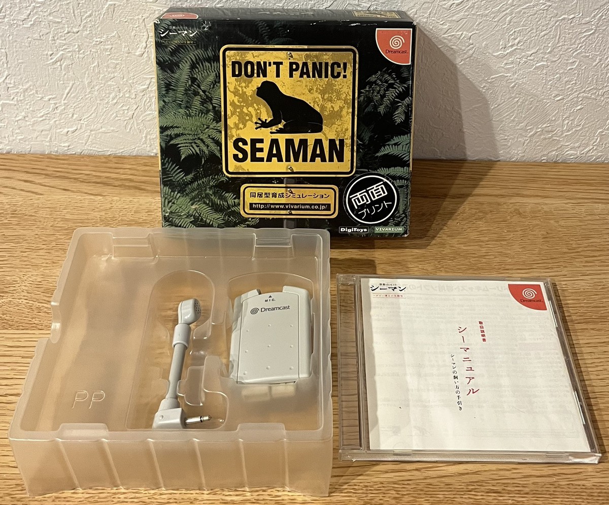 Dreamcast Seaman Special Package Sea Mic Sega DC NTSC-J Game Japan