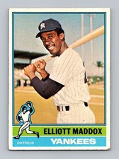 1976 Topps #503 Elliott Maddox Very Good