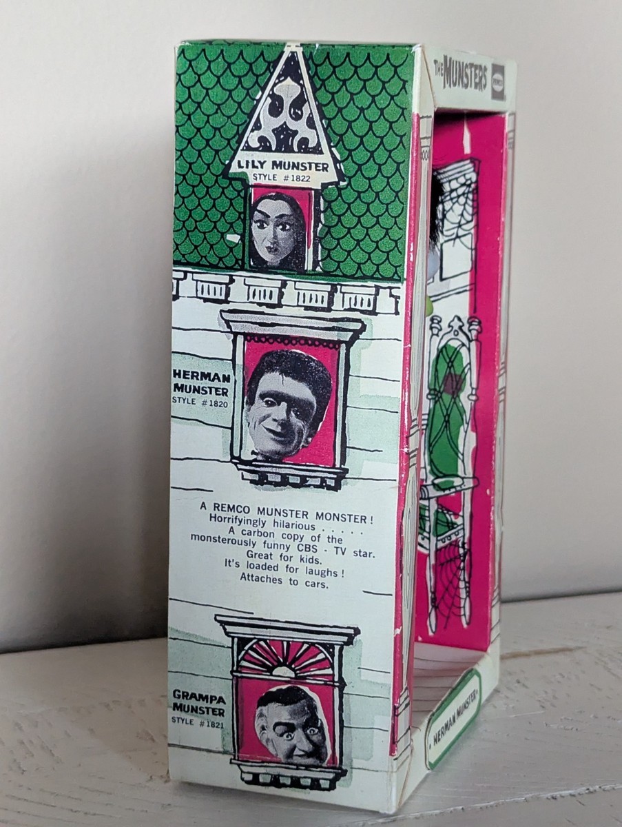 1964 Remco Herman Munster Monster Figure In Box- Kayro-Vue Prod