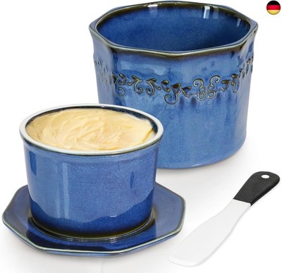 French butter dish, 280 g butter dish, water-cooled, French water butter dish wi