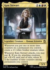 Kate Stewart 0139 Non Foil Rare Doctor Who Commander MTG Near Mint